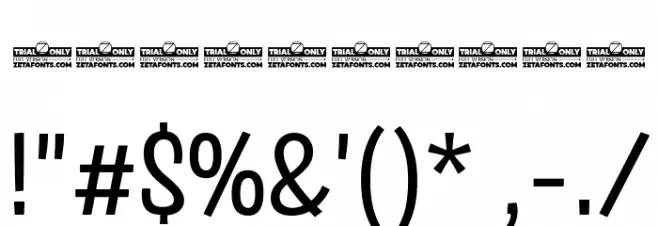 Salad Trial Regular Font OTHER CHARS