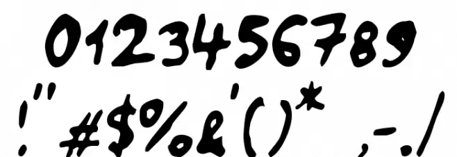 Salade De Fruits Orange Font OTHER CHARS