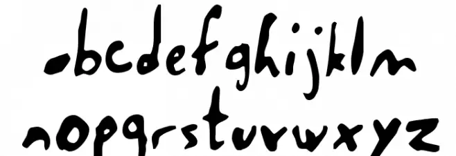 Salade De Fruits Orange Caratteri MINUSCOLO