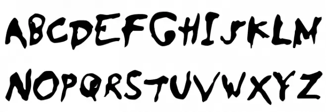 SaladeDeFruitsPomme Font Litere mari