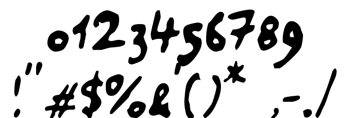 SaladeDeFruitsRaisin Font OTHER CHARS