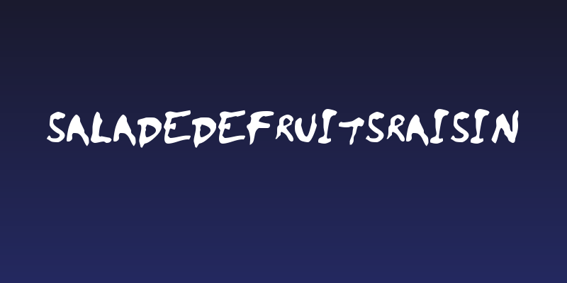 SaladeDeFruitsRaisin Social Header