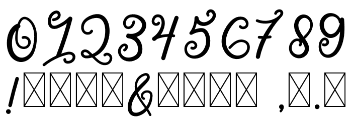 Salahe Free Font OTHER CHARS