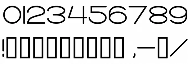 Salaryman Font OTHER CHARS