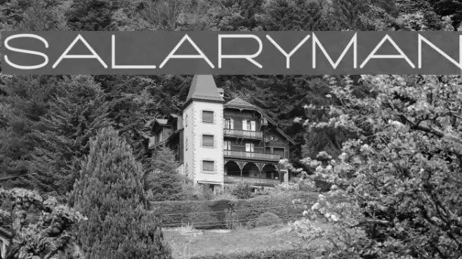 Salaryman Font examples