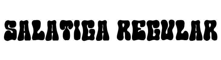 Salatiga Regular  Free Fonts Download