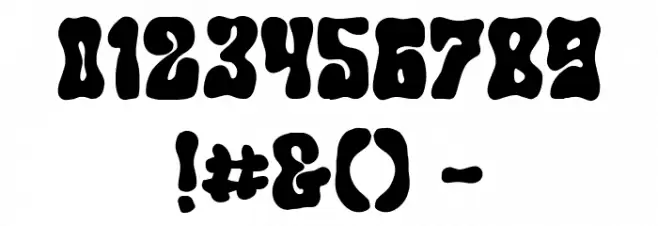 Salatiga Regular Font Alte caractere