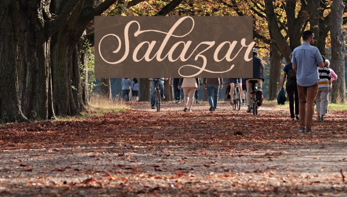 Salazar Font examples