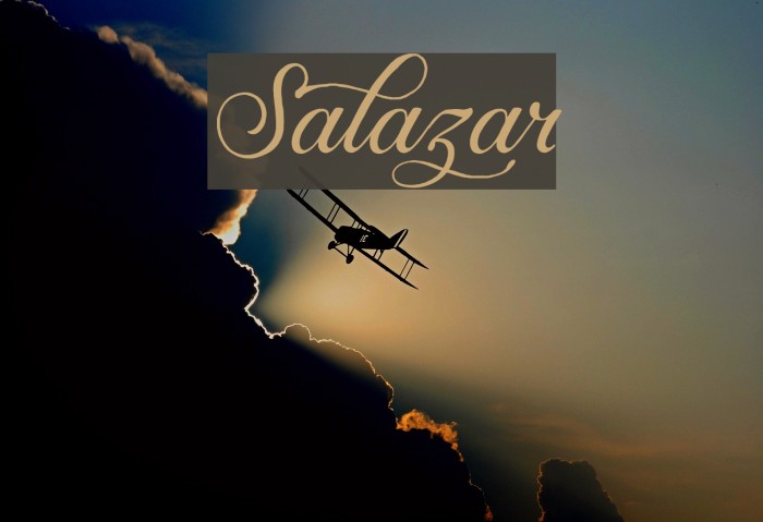 Salazar Font examples