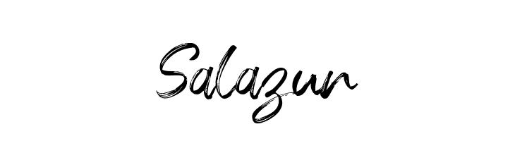 Salazur  フリーフォントのダウンロード
