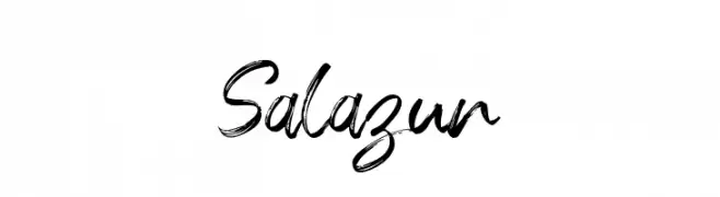 Salazur  免费字体下载