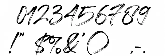 Salazur Font OTHER CHARS