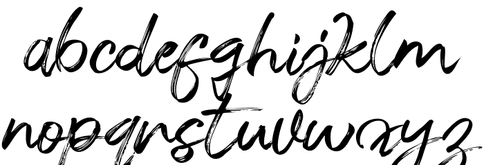 Salazur Font LOWERCASE