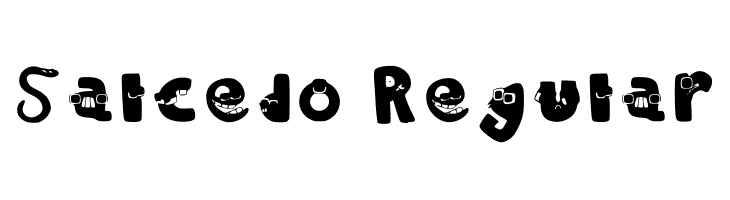 Salcedo Regular  font caratteri gratis