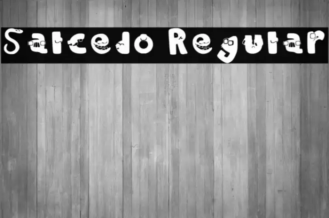 Salcedo Regular Font examples