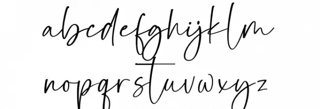 Salcinaille 字体 小写