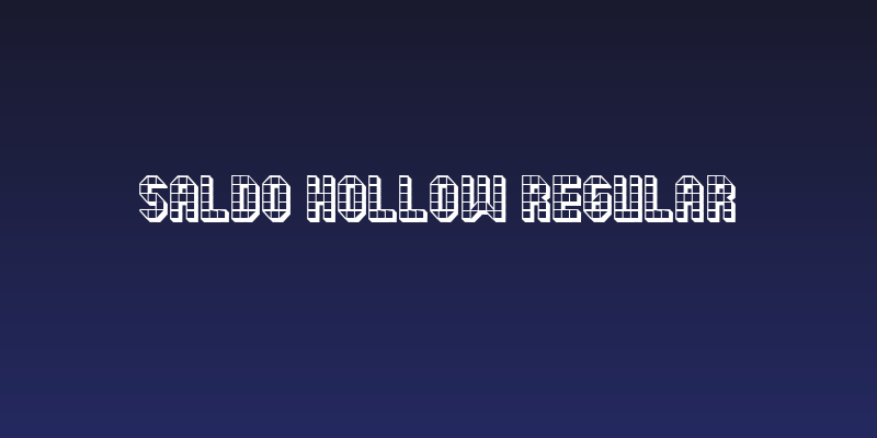 Saldo Hollow Regular Social Header