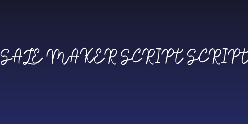 Sale Maker Script Script Social Header