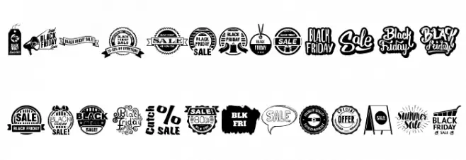 Sale Font Litere mari