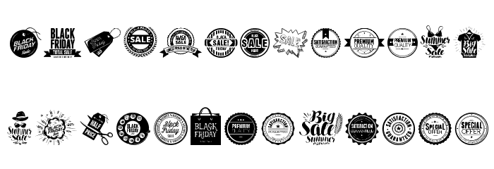 Sale Font LOWERCASE