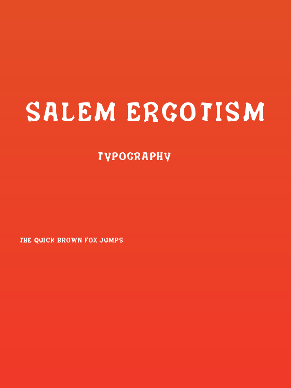 Salem Ergotism Poster