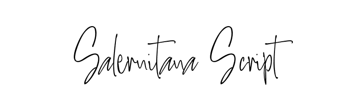 Salernitana Script  Free Fonts Download