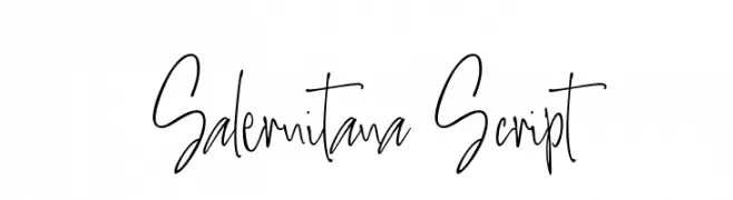 Salernitana Script  Fuentes Gratis Descargar