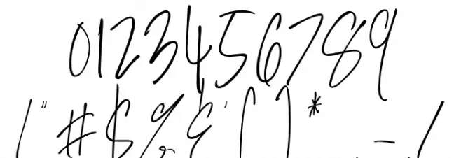 SalernitanaScript Font OTHER CHARS