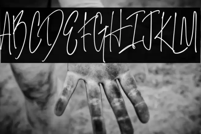 SalernitanaScript Font examples