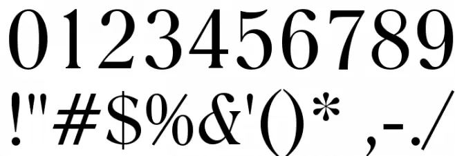 Salernomi J Font OTHER CHARS