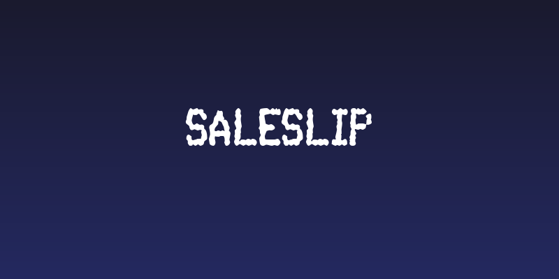 SalesLip Social Header