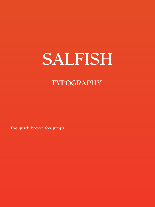 Salfish Poster