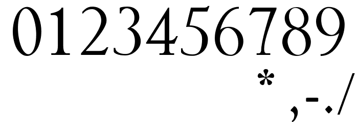 Salgera - Demo Font OTHER CHARS