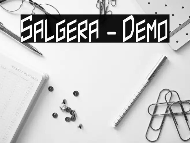 Salgera - Demo Caratteri examples