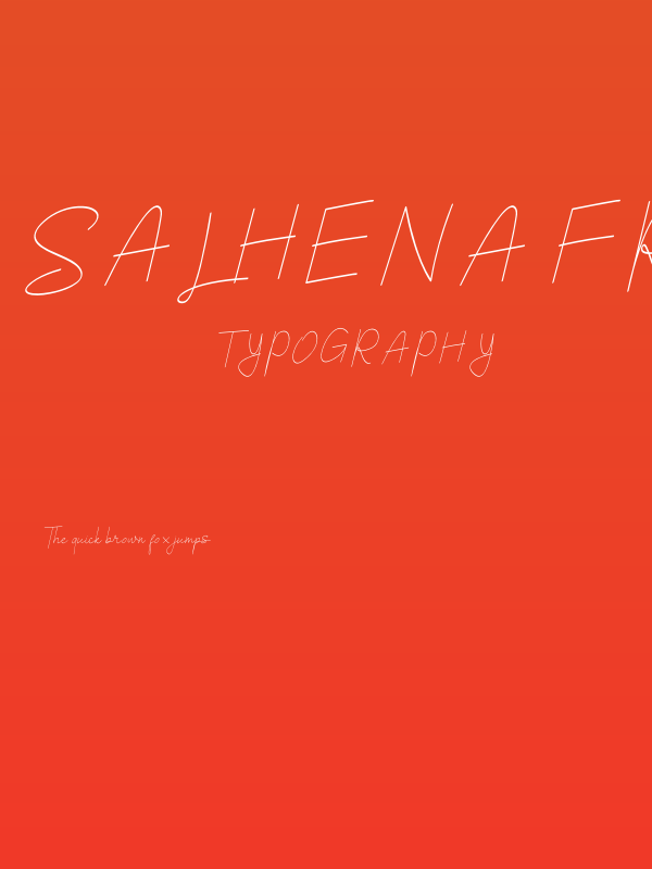Salhena Free Poster