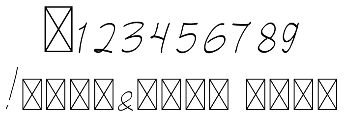 SalhenaFreeRegular Font OTHER CHARS