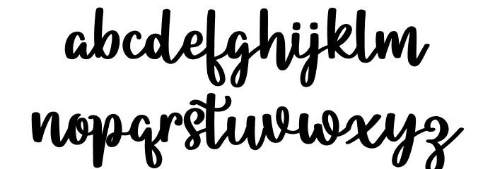 Salidea Font LOWERCASE