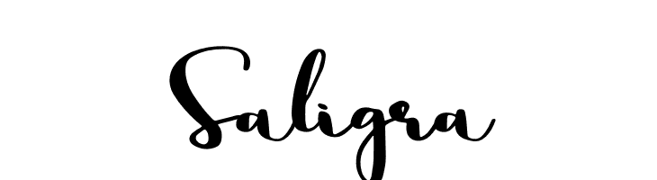 Saligra  baixar fontes gratis