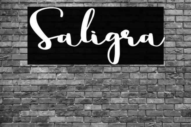 Saligra Font examples