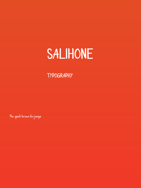 Salihone Poster