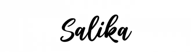 Salika  Frei Schriftart Herunterladen