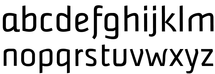 Salika Font LOWERCASE