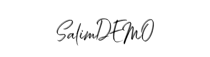 Salim DEMO  baixar fontes gratis