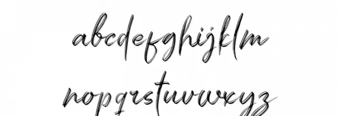 Salim DEMO फ़ॉन्ट लोअरकेस