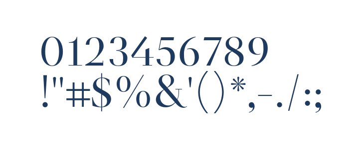 SalinasDemo-Regular Other Characters