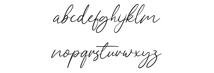 Saling Cinta Font LOWERCASE