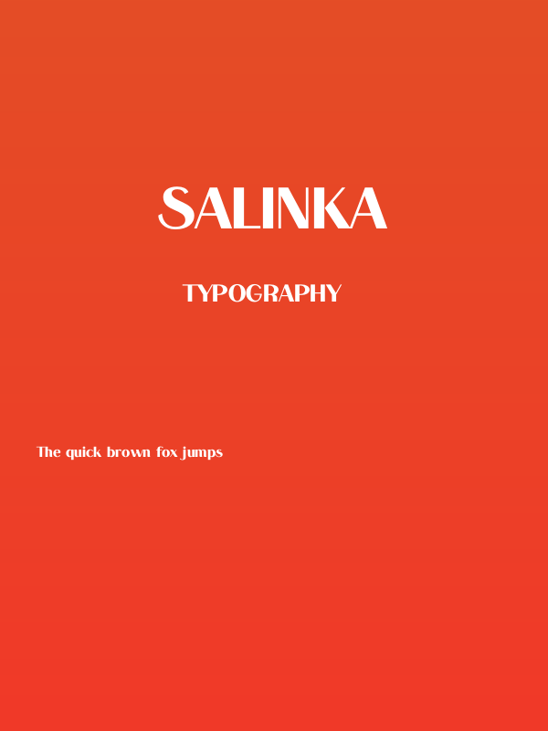 Salinka Poster