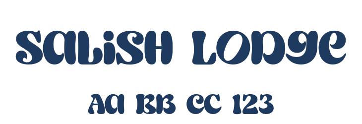 Salish Lodge Font Preview