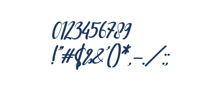 Salista Italic Other Characters