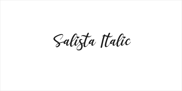 Salista Italic Logo